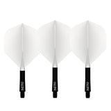 Red Dragon Nitro Flite Integrated Flight & Shaft White & Black - view 3