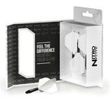 Red Dragon Nitro Flite Integrated Flight & Shaft White & Black - view 4