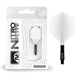 Red Dragon Nitro Flite Integrated Flight & Shaft White & Black - view 5