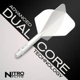 Red Dragon Nitro Flite Integrated Flight & Shaft White - view 7