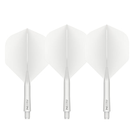 Red Dragon Nitro Flite Integrated Flight & Shaft White - view 3
