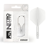 Red Dragon Nitro Flite Integrated Flight & Shaft White - view 5