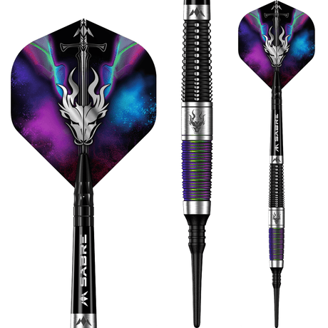 Mission Occult Darts - Soft Tip - 90% - Black & Coral PVD - view 6