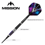 Mission Occult Darts - Soft Tip - 90% - Black & Coral PVD - view 7