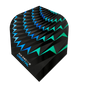 Harrows Orbital Aqua / Green Standard Dart Flights