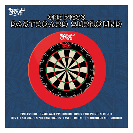 Shot Red Dartboard Surround - view 3