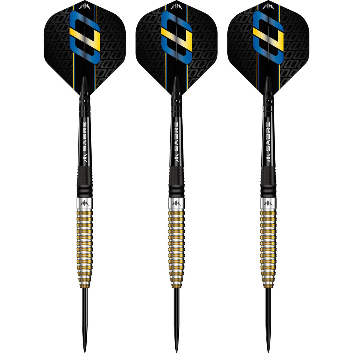 Mission Oskar Lukasiak Darts - Steel Tip - 95% Tungsten - Black & Gold PVD - The Darts Shop