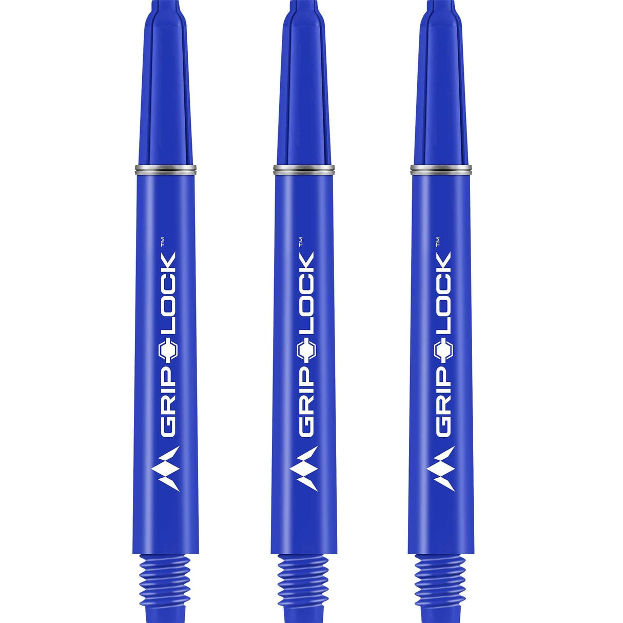 Mission GripLock Shafts - Dart Stems - Blue - view 2