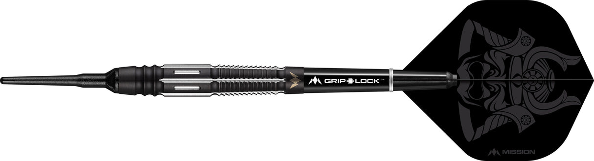 Mission Kuro Darts - Soft Tip - Black-  M4 - Rear Taper - view 2