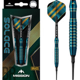 *Mission Solace Darts - Soft Tip Brass - M1 - Dark Green