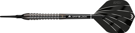 Mission Spiro Darts - Soft Tip - Graphite PVD - M2 - Black - view 2