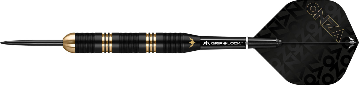 Mission Onza Darts - Steel Tip Brass - M1 - Black & Gold - view 2