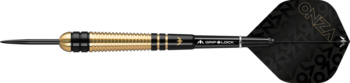 Mission Onza Darts - Steel Tip Brass - M2 - Black & Gold - view 2