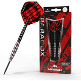 *Mission Paradox Darts - Steel Tip - Curved - M2 - Electro Black & Red - view 2