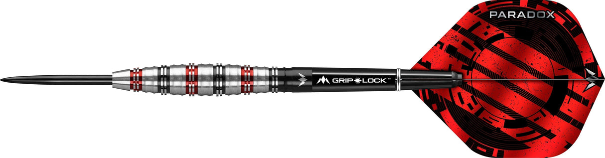 *Mission Paradox Darts - Steel Tip - Curved - M2 - Electro Black & Red - view 7