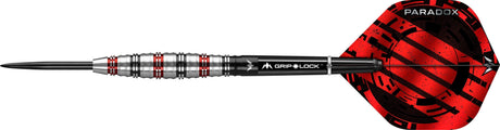 *Mission Paradox Darts - Steel Tip - Curved - M2 - Electro Black & Red - view 7