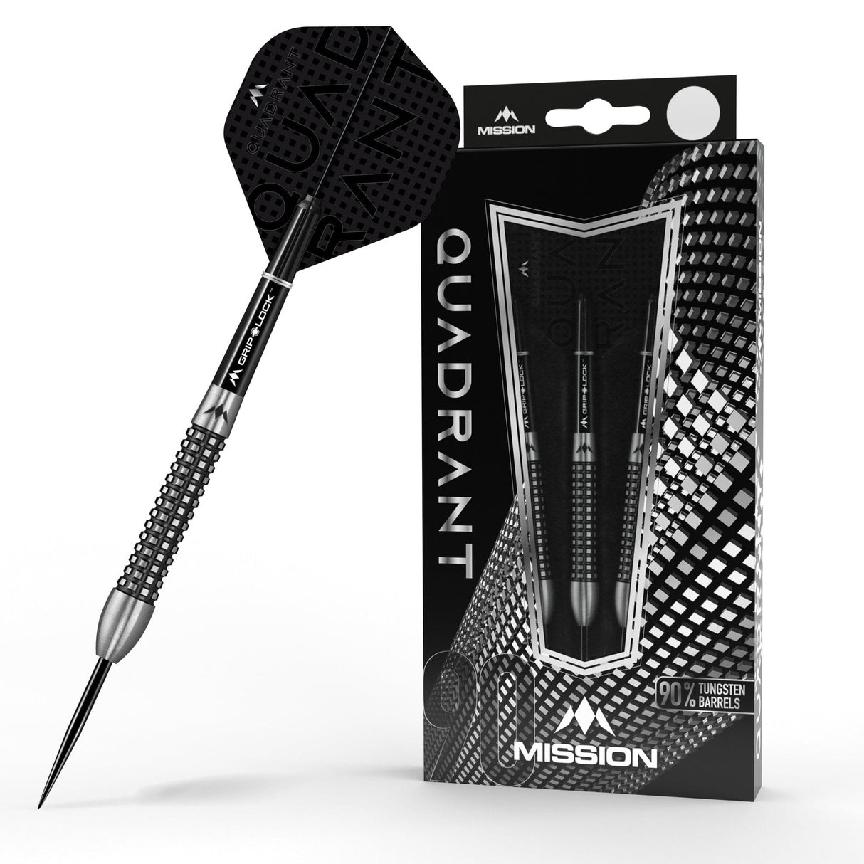 *Mission Quadrant Darts - Steel Tip - M3 - Quad Grip - view 2