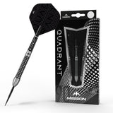 *Mission Quadrant Darts - Steel Tip - M3 - Quad Grip - view 2