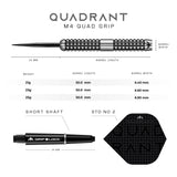 *Mission Quadrant Darts - Steel Tip - M4 - Quad Grip - view 4