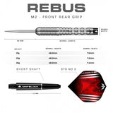 *Mission Rebus Darts - Steel Tip - M2 - Front Ring Grip - view 4