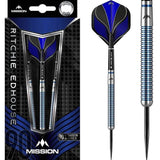 Mission Ritchie Edhouse Darts - Steel Tip - Blue - The Darts Shop