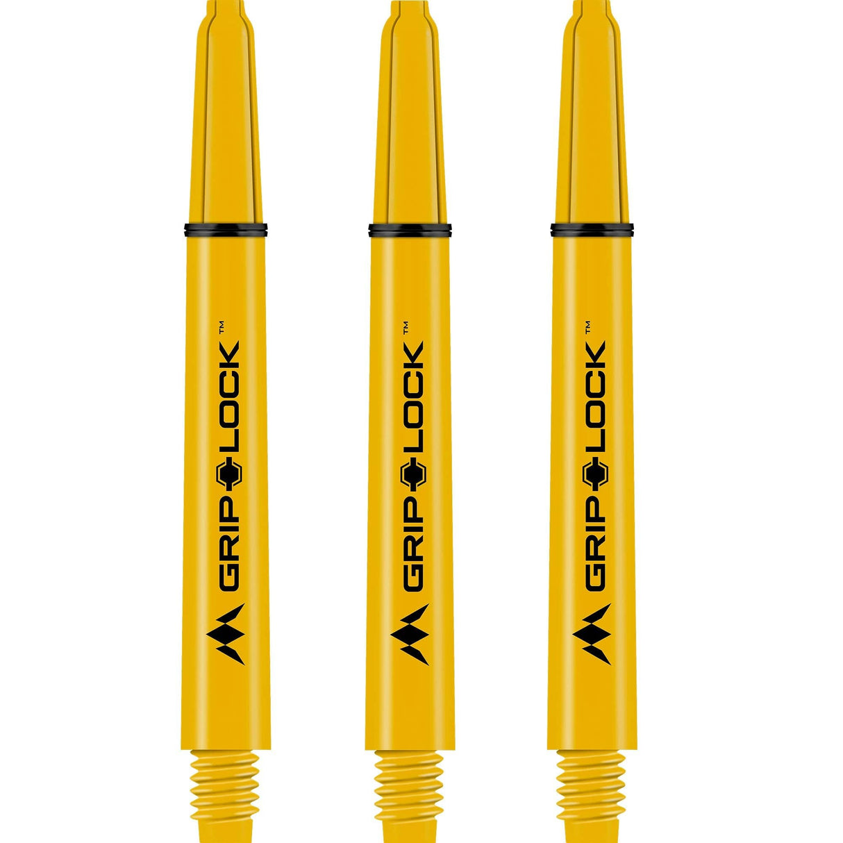 Mission GripLock Shafts - Dart Stems - Yellow - view 2