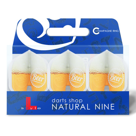 L-Style N9 Love Beer PRO Dart Flights Clear White L1 Standard - view 3