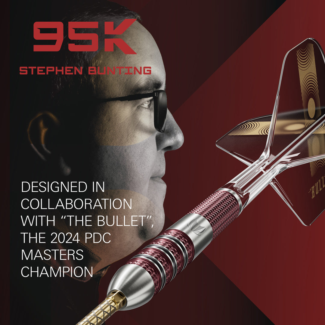 Stephen Bunting 95K 95% Tungsten SP Steel Tip Darts by Target - The Darts Shop