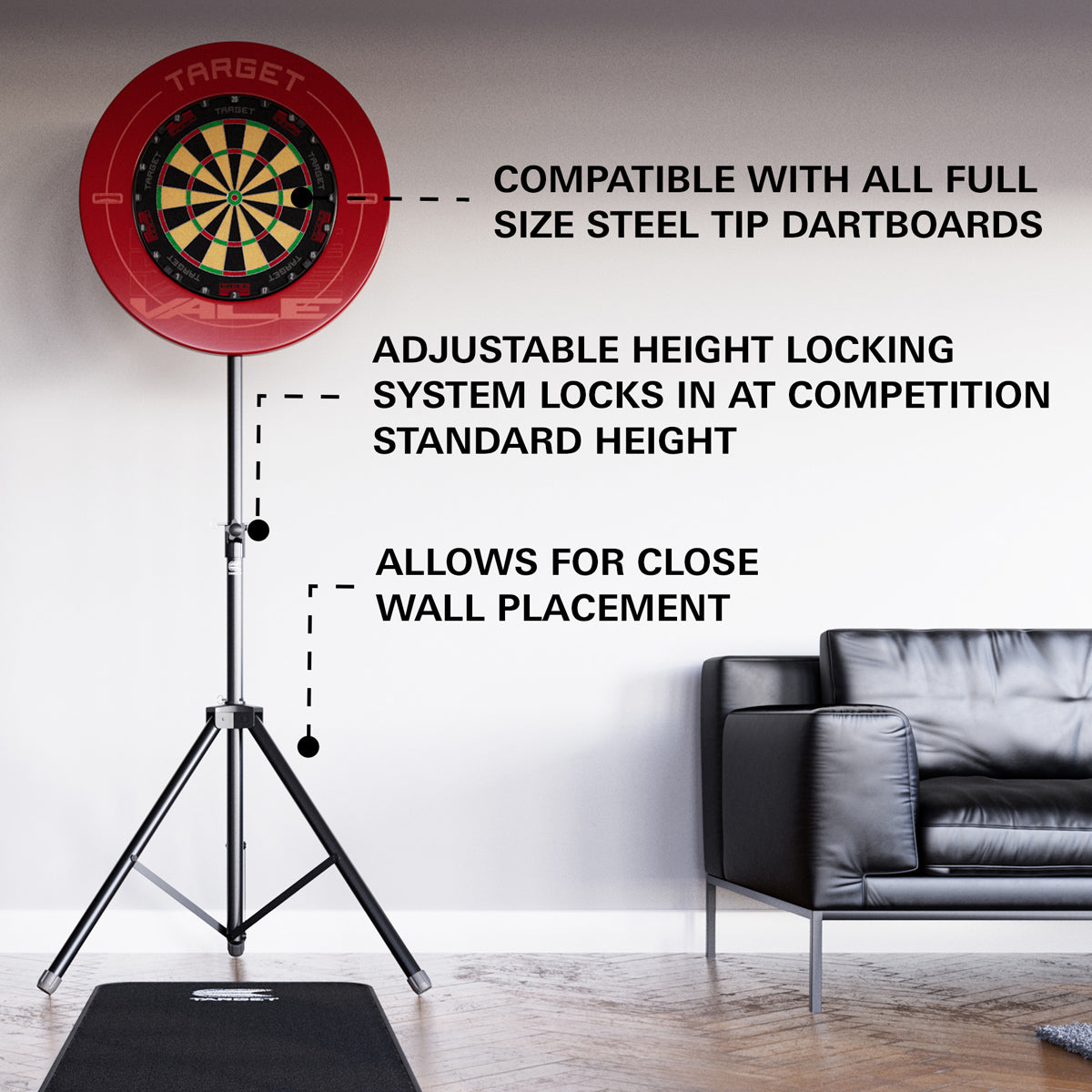 Dartboard Stand by Target - view 2