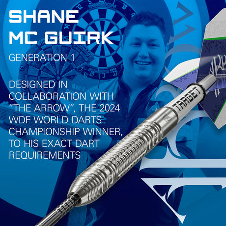 Shane McGuirk 90% Tungsten SP Steel Tip Darts by Target - The Darts Shop