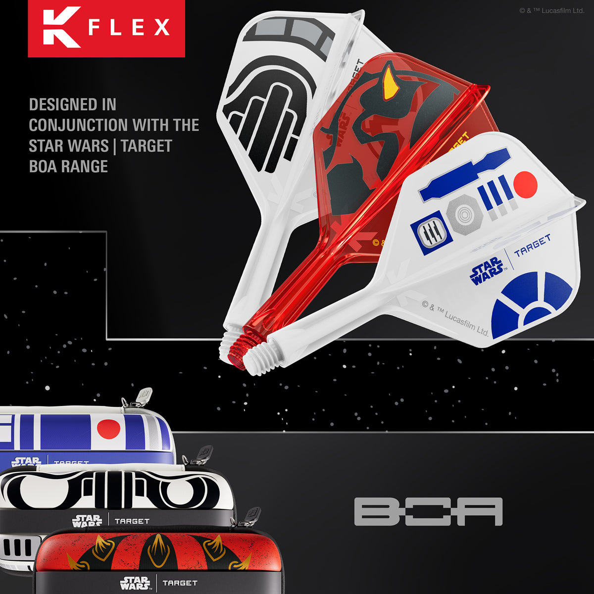 STAR WARS™ | TARGET Darth Maul K-Flex No6 Integrated Flights and Shafts - view 4