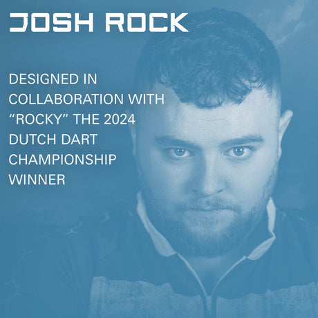 Josh Rock No2 K-Flex One Piece Dart Flights by Target - The Darts Shop