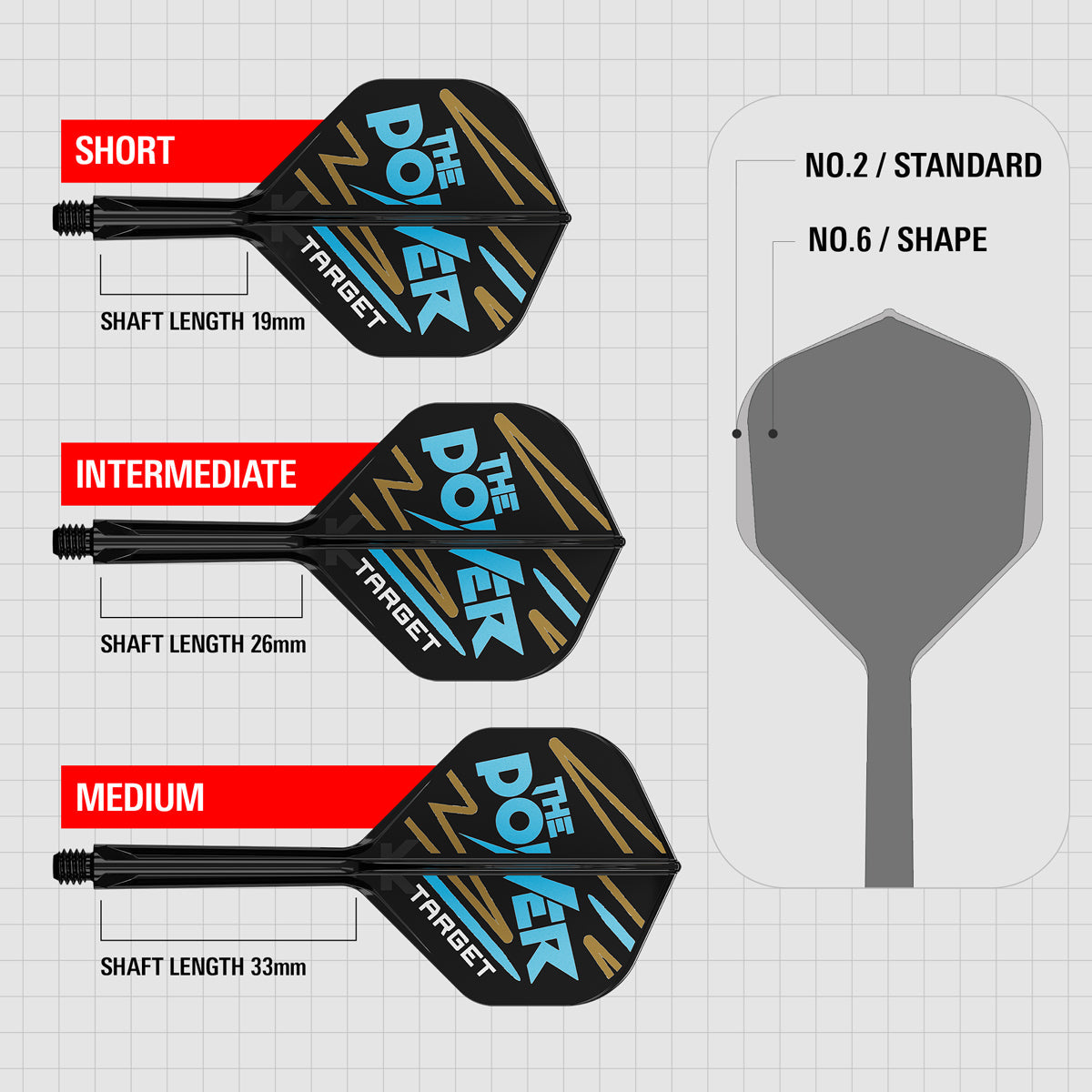 Phil Taylor No2 K-Flex One Piece Dart Flights by Target - view 9