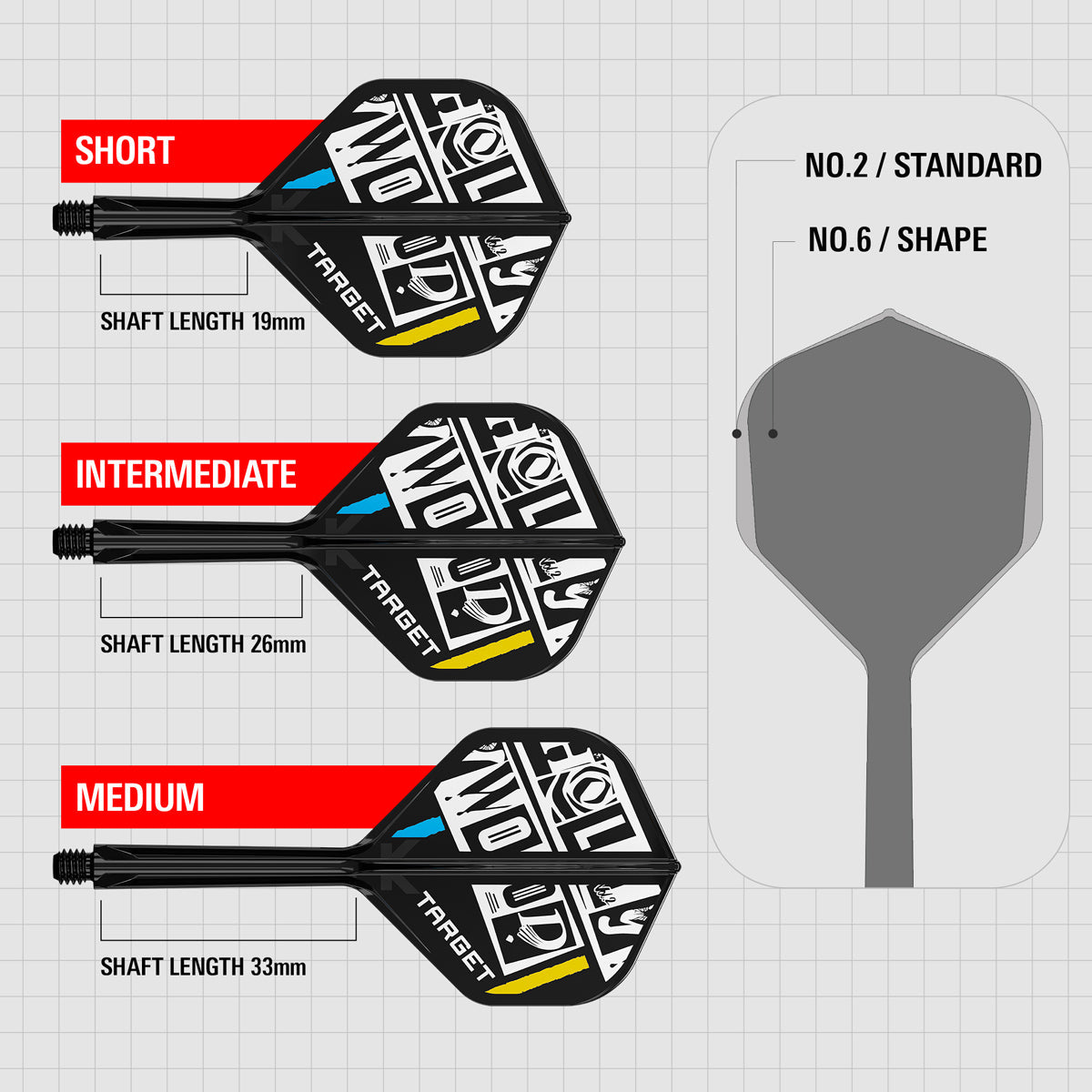 Chris Dobey No2 K-Flex One Piece Dart Flights by Target - view 9