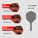 STAR WARS™ | TARGET Darth Maul K-Flex No2 Integrated Flights and Shafts - view 5