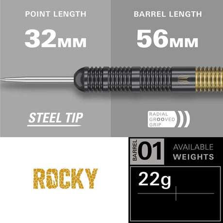 Target Josh Rock Brass Steel Tip Darts - view 4