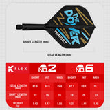 Phil Taylor No2 K-Flex One Piece Dart Flights by Target - view 10