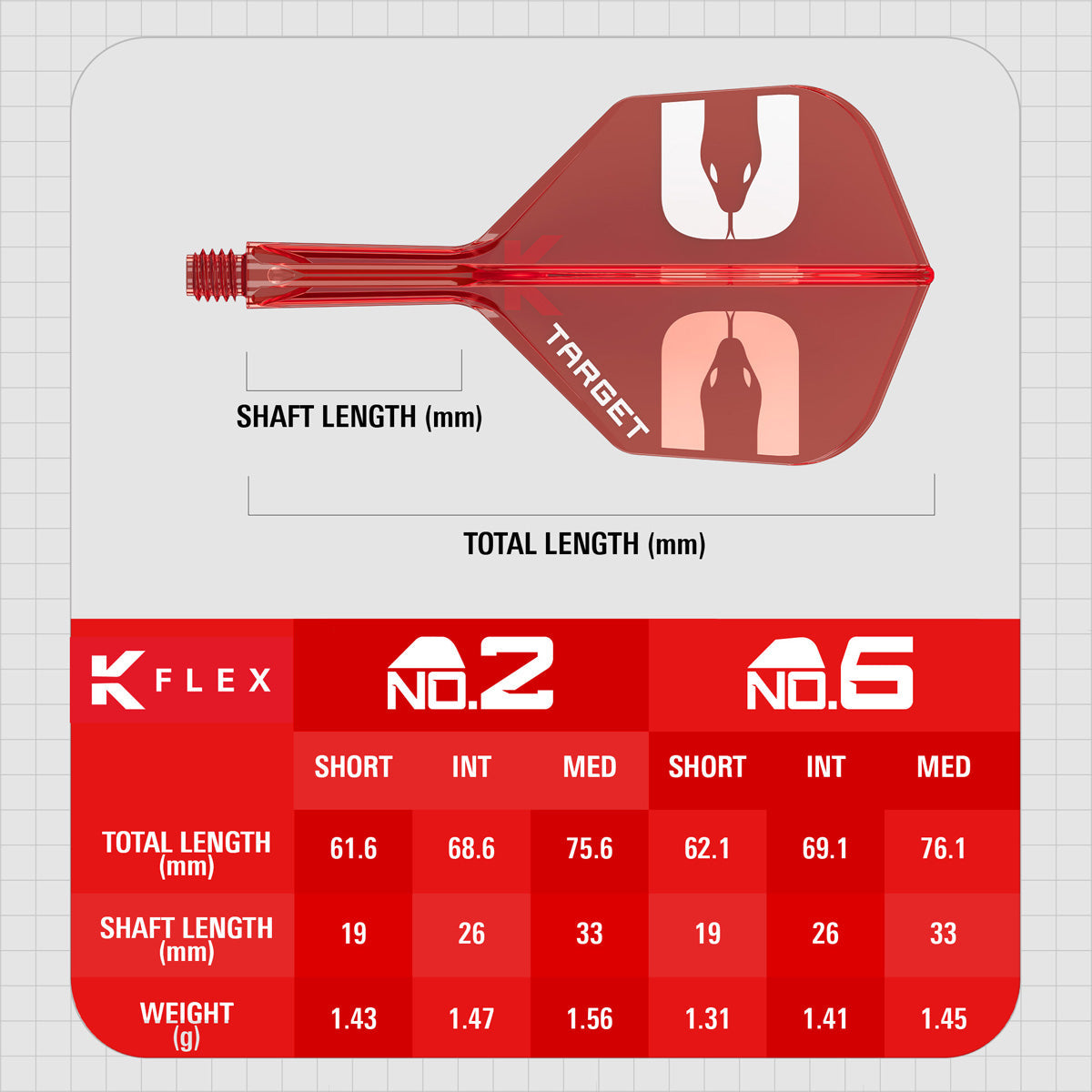 Target Nathan Aspinall No6 K-Flex Integrated Flights and Shafts - view 7
