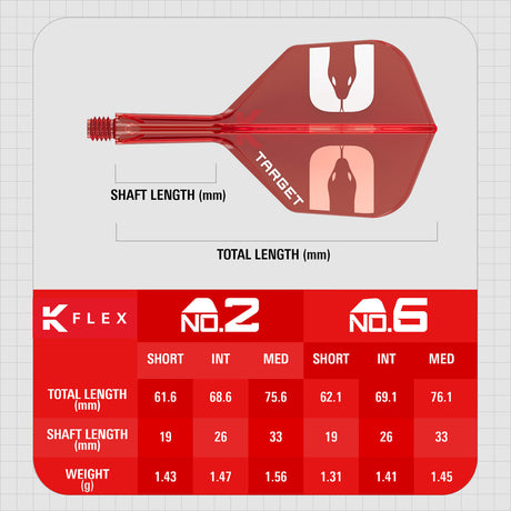 Target Nathan Aspinall No6 K-Flex Integrated Flights and Shafts - view 7