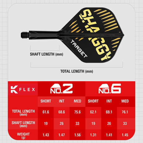 Scott Williams No2 K-Flex One Piece Dart Flights by Target - view 10