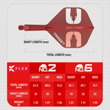 Target Nathan Aspinall No2 K-Flex Integrated Flights and Shafts - view 7