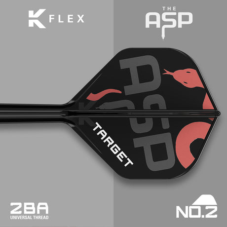 Nathan Aspinall No2 K-Flex One Piece Dart Flights by Target - The Darts Shop