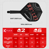 Stephen Bunting No2 K-Flex One Piece Dart Flights by Target - view 10