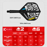 Chris Dobey No2 K-Flex One Piece Dart Flights by Target - The Darts Shop