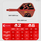 STAR WARS™ | TARGET Darth Maul K-Flex No2 Integrated Flights and Shafts - view 6