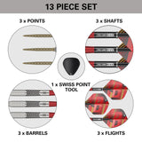 Stephen Bunting Gen 5 95% Tungsten SP Steel Tip Darts by Target - The Darts Shop