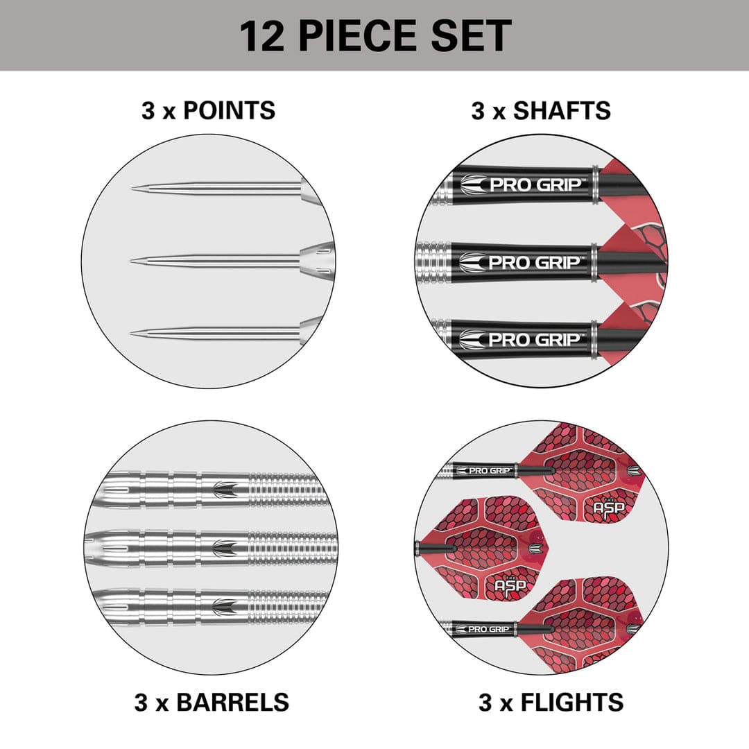 Nathan Aspinall 90% Tungsten Steel Tip Darts by Target - The Darts Shop