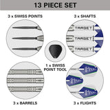 Shane McGuirk 90% Tungsten SP Steel Tip Darts by Target - The Darts Shop