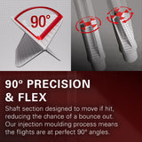 Josh Rock No2 K-Flex One Piece Dart Flights by Target - The Darts Shop