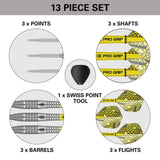 Bolide 05 Swiss Point 90% Tungsten Steel Tip Darts by Target - The Darts Shop
